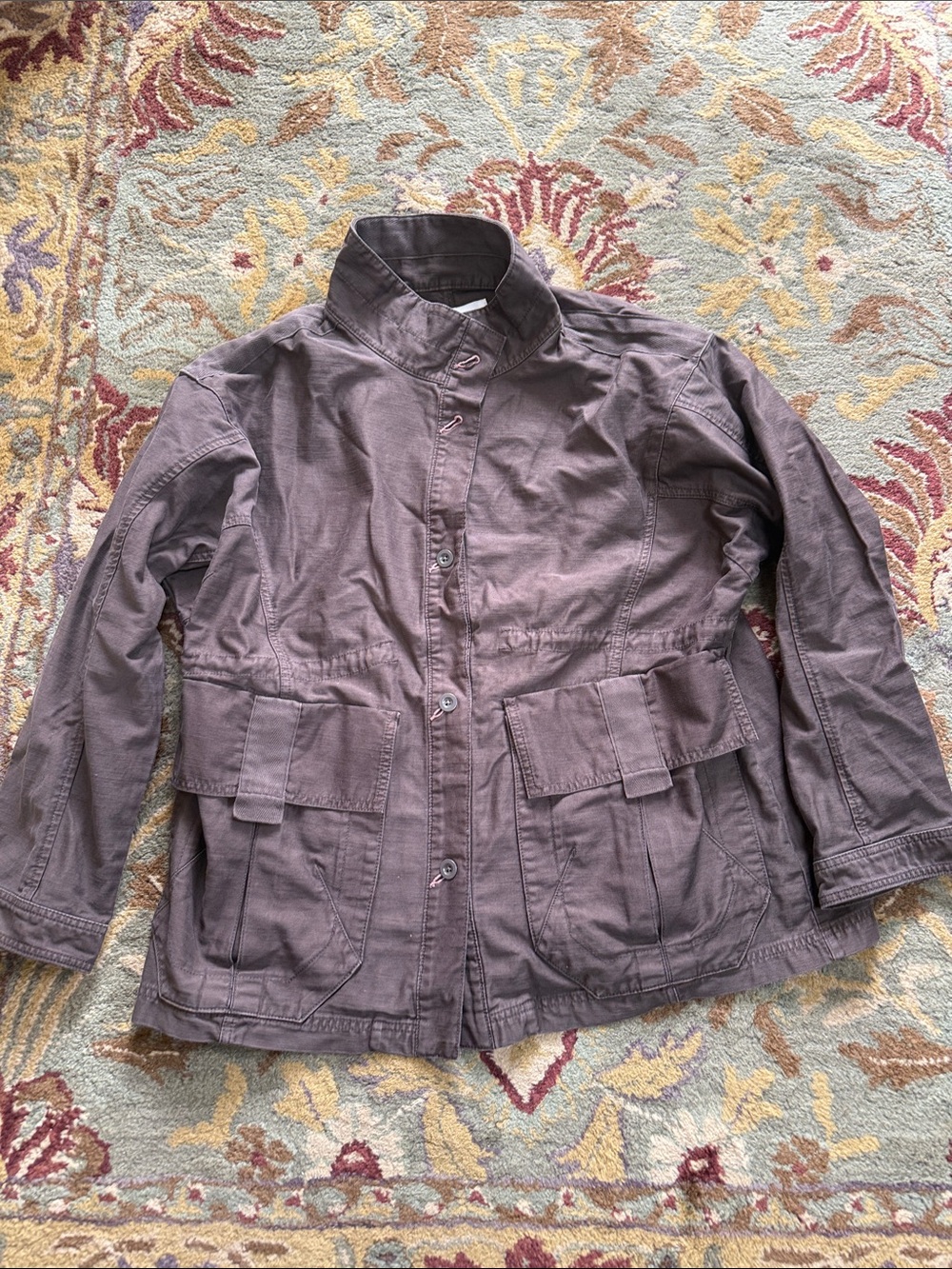 Pilcro Utility Jacket in muted brown-gray
